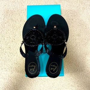 New in box- Jack Roger black sandals